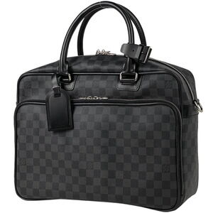 Louis Vuitton Ikar Shoulder Bag Business Graphite Black Noir